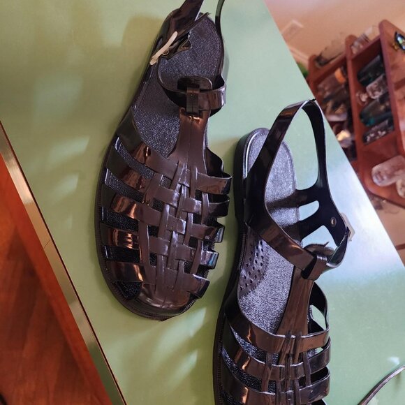 Italian Made Jelly Gladiator Footwear Sandals Size EU 45 - Picture 3 of 5